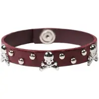 Scalpers Bracelet bourgogne / argent