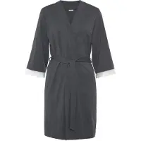 s.Oliver Robe de chambre gris / blanc