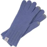 CASH-MERE.CH Gants bleu clair / blanc