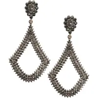 SOHI Boucles d'oreilles 'Leanne' argent