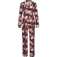 Vivance Pyjama 'Dreams' beige / bleu clair / lilas / violet foncé
