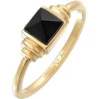 Elli PREMIUM Bague or / noir