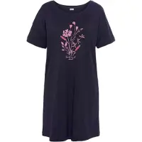 s.Oliver Chemise de nuit bleu foncé / rose
