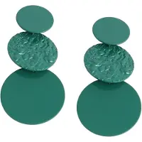 SOHI Boucles d'oreilles vert
