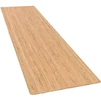 Paco Home Tapis salon fibre naturelle jute fait main motif abstrait moderne dimensions 80 x 250 cm