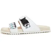 CESARE GASPARI Mule 'Mules' mélange de couleurs / blanc
