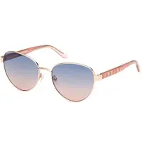 GUESS Gu00101 Woman Polarized Sunglasses Rose Femme