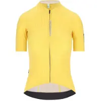 Q36.5 L1 Pinstripe Pro Short Sleeve Jersey Jaune L Femme