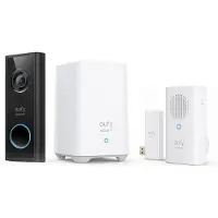 Eufy Security S220 draadloze Video Deurbelset Inclusief Homebase 2 + deurbelgong - (Sans fil, WiFi)
