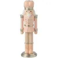 J-Line Casse noisette resine rose/blanc small