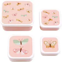 A Little Lovely Company Kit de Boîtes à Repas - 4 pièces - Noeud - - UneTaille - Boîte à Repas