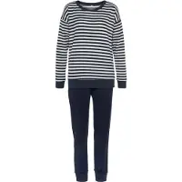 Vivance Pyjama bleu marine / blanc