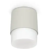 Lombardo Clic Up Top Lampe de Plafond Extérieure Integrated LED | 3000 K | Light Grey IP65 Ampoule Incluse