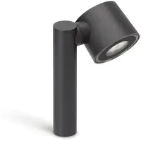 Lombardo Clic Garden Borne Integrated LED | 2700 K | Dark Grey IP65 Ampoule Incluse