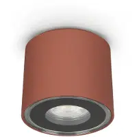 Lombardo Clic Top Lampe de Plafond Extérieure Integrated LED | 2700 K | Terracotta IP65 Ampoule Incluse