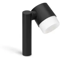 Lombardo Clic Up Garden Borne Integrated LED | 3000 K | Black IP65 Ampoule Incluse