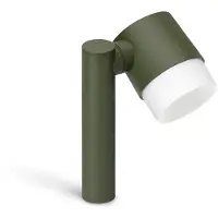 Lombardo Clic Up Garden Borne Integrated LED | 3000 K | Green IP65 Ampoule Incluse