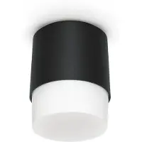 Lombardo Clic Up Top Lampe de Plafond Extérieure Integrated LED | 4000 K | Black IP65 Ampoule Incluse