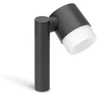 Lombardo Clic Up Garden Borne Integrated LED | 4000 K | Dark Grey IP65 Ampoule Incluse