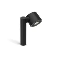 Lombardo Clic Garden Borne Integrated LED | 2700 K | Black IP65 Ampoule Incluse