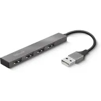Trust Halyx USB 2.0 480 Mbit/s Aluminium
