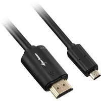 Sharkoon Sha Hdmi - Micro Hdmi 4k Bk 1,0m A-d