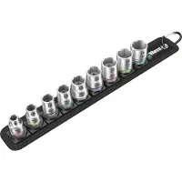 Wera Belt B 4 3/8 Hexagonal Cups Set Argenté