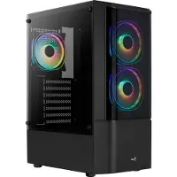 Aerocool ADVANCED TECHNOLOGIES Quantum - tour moyenne - ATX - panneau latéral avec fenêtre (verre trempé)