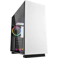 Sharkoon 4044951027460 Gehäuse Pure Steel RGB ATX/E-ATX 1xGlas weiß
