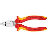 Knipex Pince universelle, VDE, Long. : 160 mm, Capacité de coupe du Ø du fil dur 2,0 mm, Capacité de coupe du Ø de la corde à piano 1,5 mm
