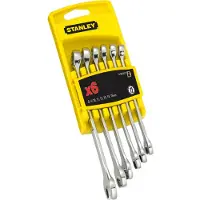 Stanley Clés Mixtes - Jeu de 6 Pièces 10, 11, 12, 13, 14, 15mm 4-94-646