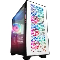 Sharkoon 4044951030422 Gehäuse Elite Shark CA300H ATX 2xGlas weiß