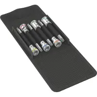 Wera Jeu d'embouts de tournevis avec fonction de blocage 3/8" T25-50 longs, 6 pièces, | 4013288195074