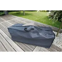 Nature Housse de protection pour coussins d'extérieur 128x57x37 cm