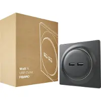 Fibaro FGWU-021-8 Walli N USB Outlet anthrazit