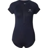 Roxy Essentials 2 Woman Short Sleeve Front Zip Shorty Noir 2XL Femme