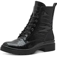 Tamaris Bottes à lacets noir