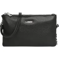 L.credi Sac à bandoulière 'Ella' noir / argent