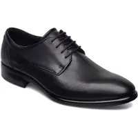 Ecco loisirs lacets pour hommes en noir noir 136-00-03094