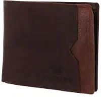 Mustang Cuir porte-monnaie La Spezia Men's Wallet Brown brun