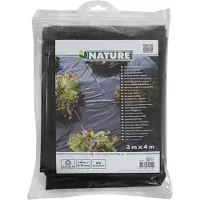 Nature Bâche de couverture 4x6 m 100µ noir
