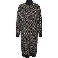 Vero Moda Robes en maille 'ARIA' noir / blanc