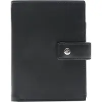 Esquire Cuir porte-monnaie Rome Wallet High Black noir