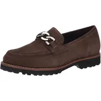Sioux Meredith-734-H : Chaussures pour femmes, chaussures basses, mocassins, couleur marron, style décontracté