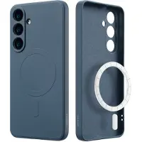 IMoshion Coque Couleur avec MagSafe pour Samsung Galaxy S25 Plus - Bleu foncé