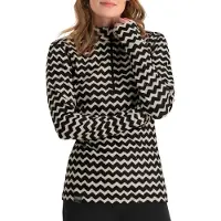 Poederbaas Pull de Ski Poederbaas Femme Arty Pully Off White-XL