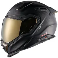 NEXX X.WST 3 Zero Pro Casque Intégral Carbone/Doré L unisex noir