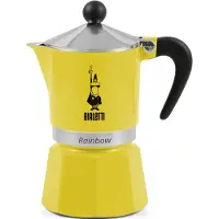 Bialetti Rainbow - Cafetière - 270 ml - Jaune