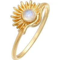 Elli Bague or / blanc perle