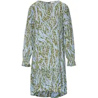 Comma casual identity Robe bleu clair / olive / vert pastel / blanc